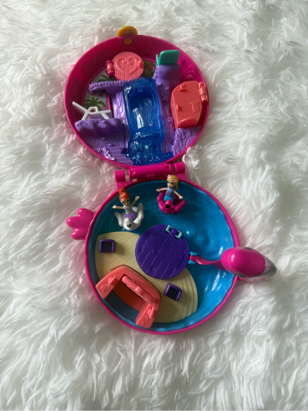Polly Pocket Big Pocket World Flamingo Floatie Compact
